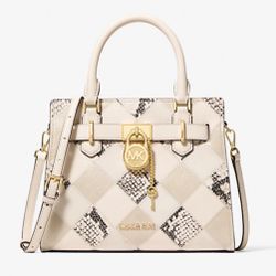 NWT Michael Kors Hamilton Small Patch And Snake Bag