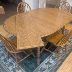 Quality Oak Dining SET