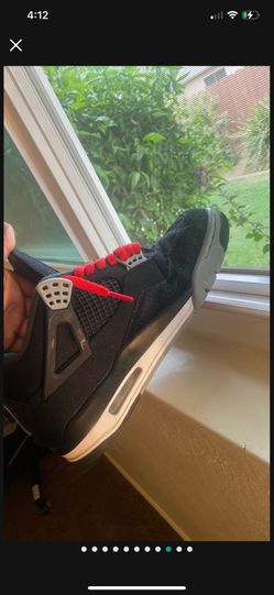 Jordan 4 Black Canvas