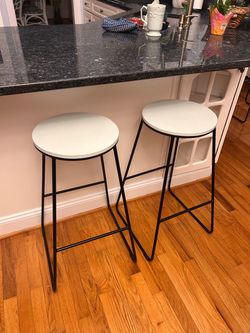 Pair bar stools