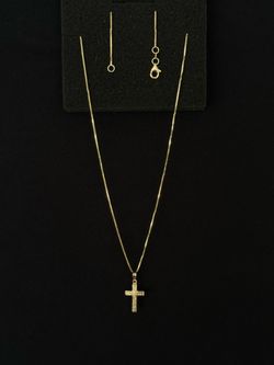 14k Cross Pendant Necklace