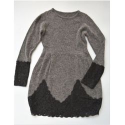 Lace trimmed knit dress (never worn)