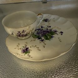 Vintage China Teacup And Plate