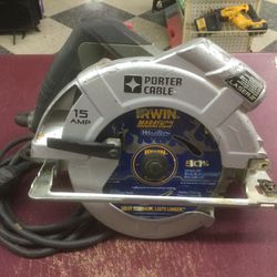 Porter Cable7-1/4” Heavy Duty Circular Saw 15 AMP with Laser 