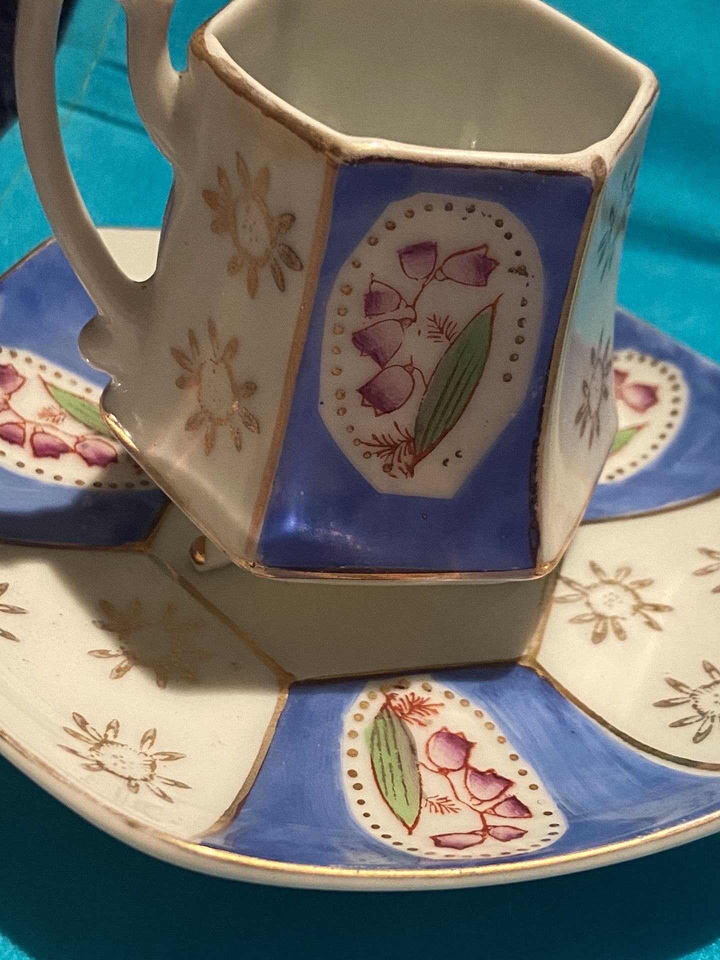 Antique Royal Sealy China Tea Cup And Saucer