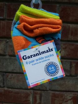 Garanimals 6 pair ankle socks