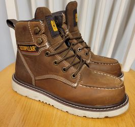 Caterpillar Men's Reclaimer Wedge Waterproof Steel Toe Work Boots Size 6 / Women's Sz 8