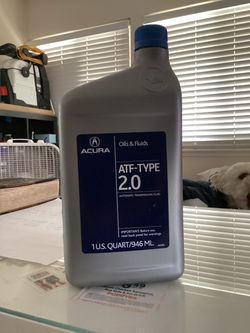 Acura atf-type 2.0 transmission fluid