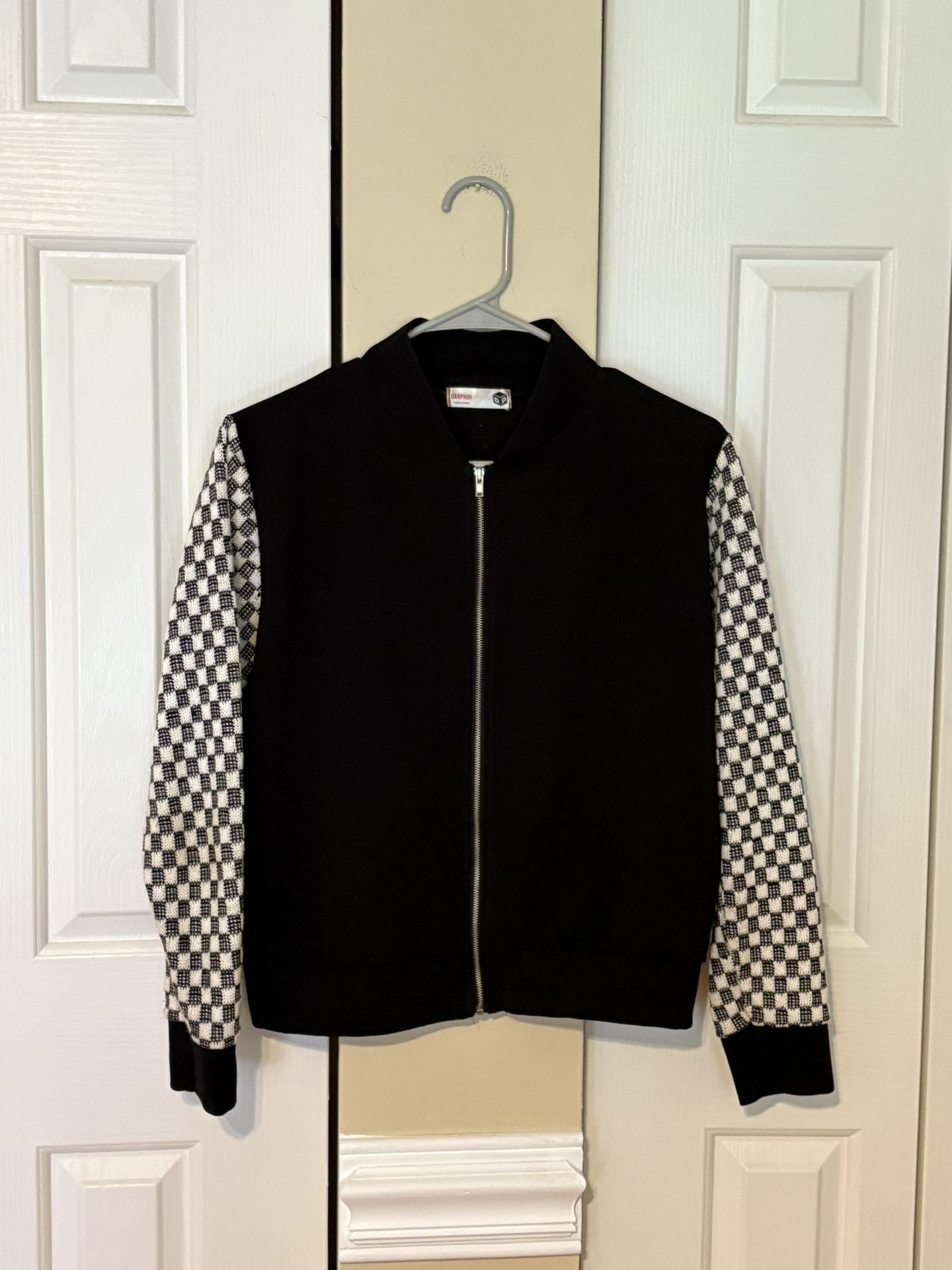 DARPHIN Women’s Cardigan, Black/White, Size M