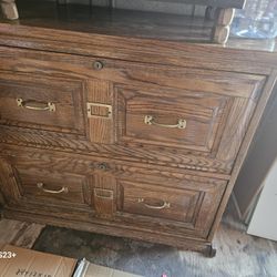 Wood File Cabinet