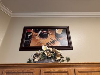 Framed Wine Print Wall Art