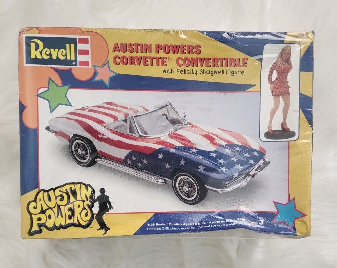 Austin Powers Corvette Convertible Model Kit