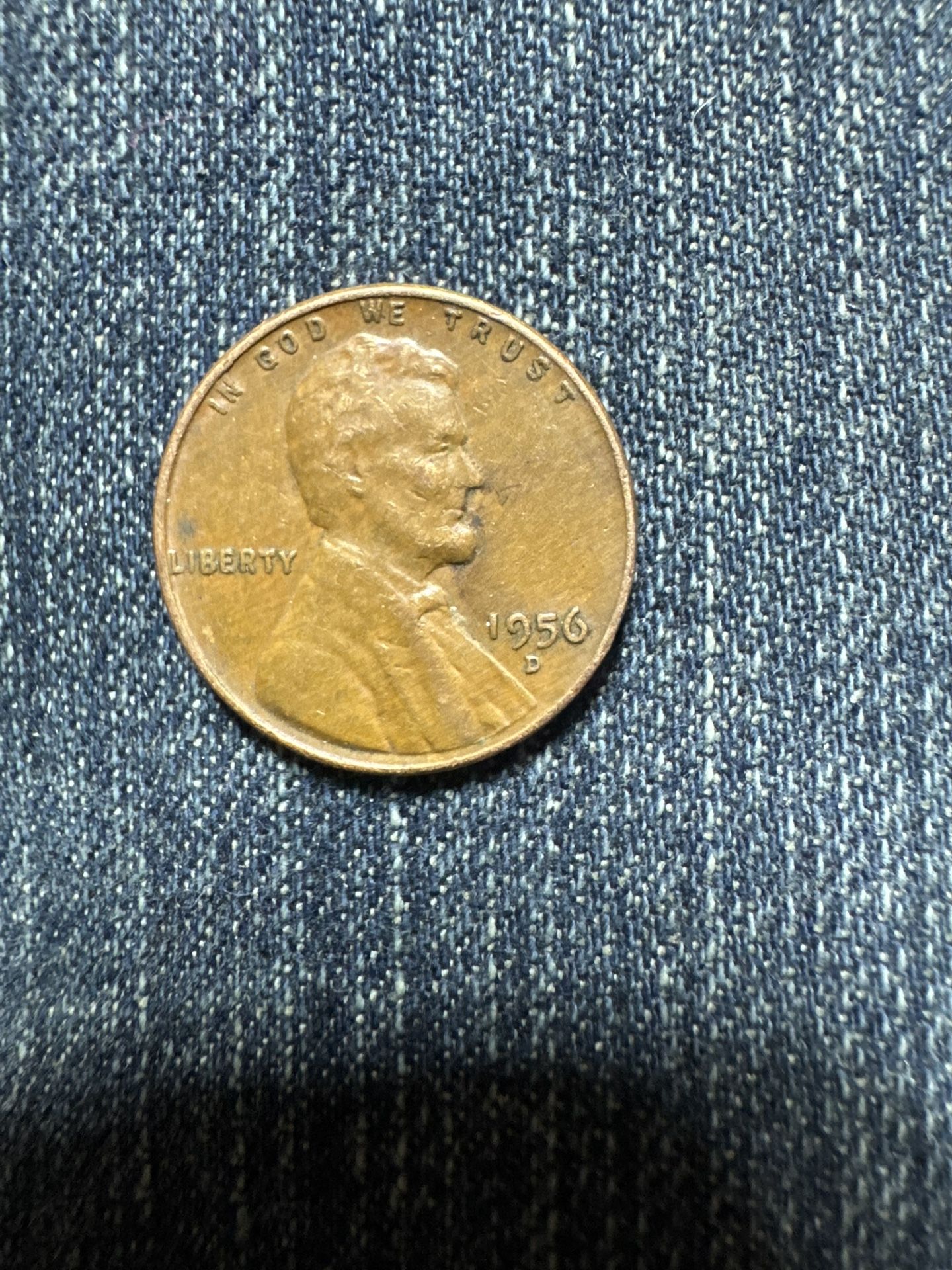 1956 Lincoln Wheat Penny Rare W Errors