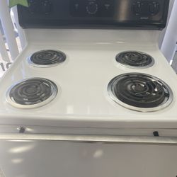 White Hotpoint Electric Stove