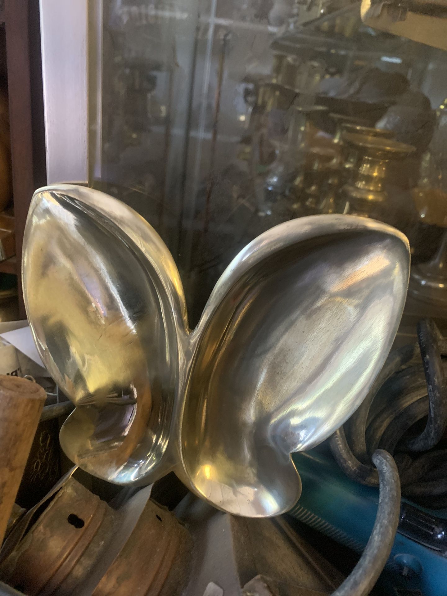 Brass Butterfly Candy Dish