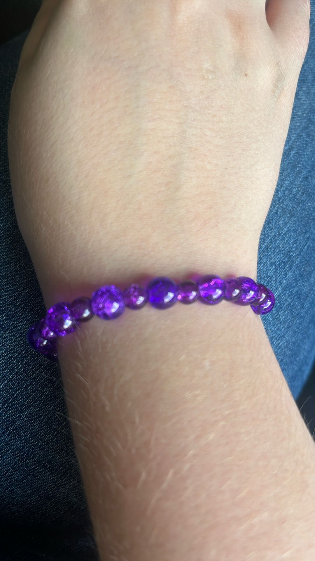 Purple bracelet
