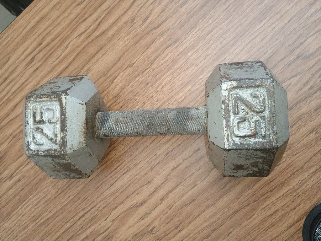 25 Lb Dumbbell
