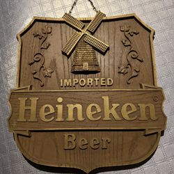 Vintage Heineken Beer Sign