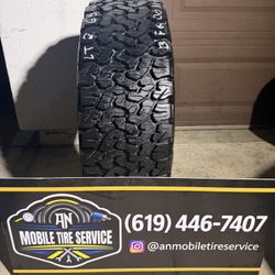 1 USED TIRE LT265/60/18 BFGOODRICH ALL-TERRAIN T/A KO2 $100 CASH PRICE MOUNTED & BALANCE 