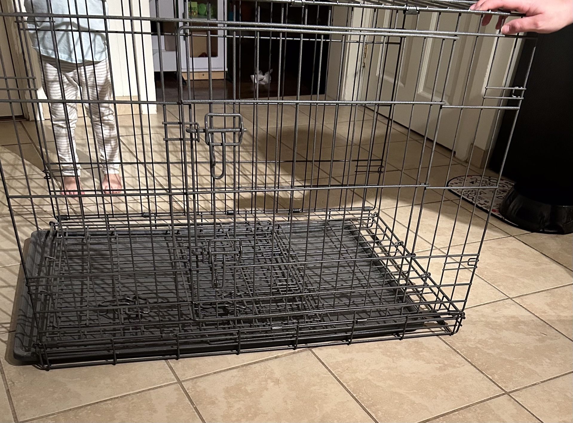 Large Dog Cage-Willing To Negotiate 