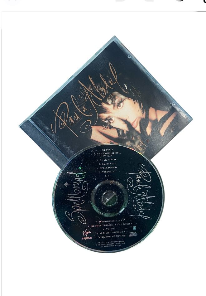Paula Abdul's "Spellbound" album in CD format, released in 1991