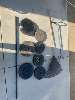 Free items (gym and gardening)