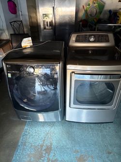 LG washer and gas dryer