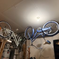 Two Bikes With Brand New Bike Rack