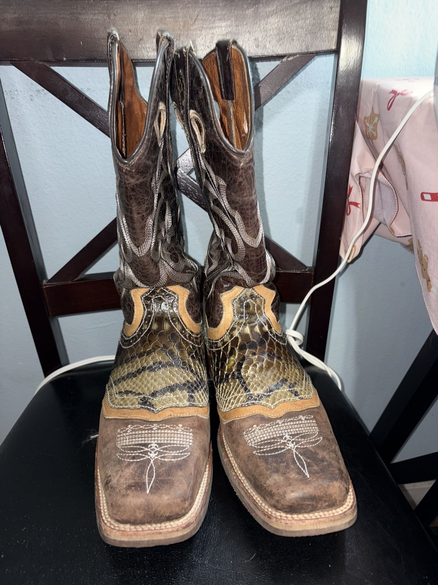 2 Pairs Of Cowboy Boots