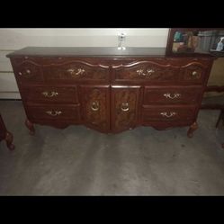 VINTAGE DRESSER/8 DRAWER- SOLID WOOD