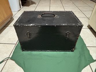 Vintage Wooden Steamer Trunk