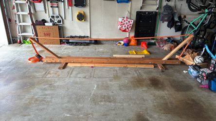 Slackline and frame