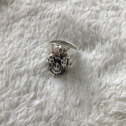 Scary Skull Metal Ring