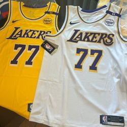 Lakers Luka Doncic Jersey S M L XL XXL 