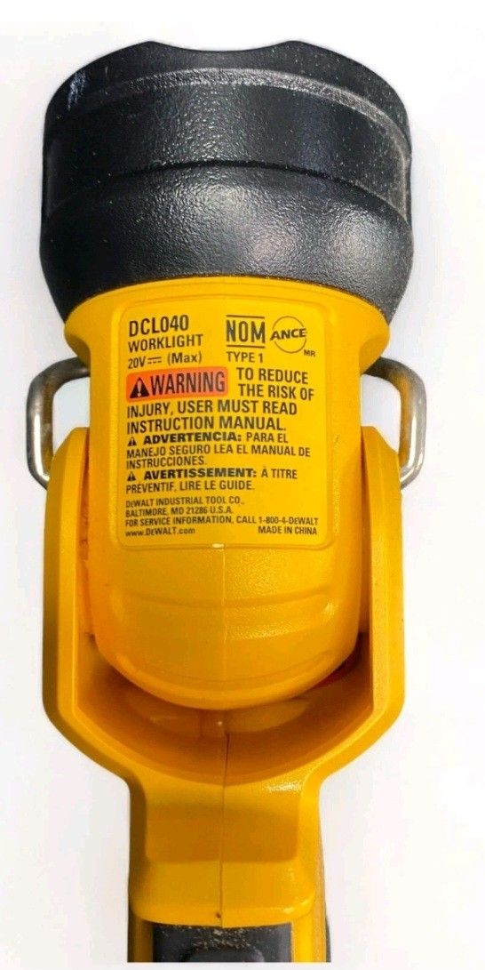 DeWALT 20V Max Cordless LED Worklight Flashlight DCL040