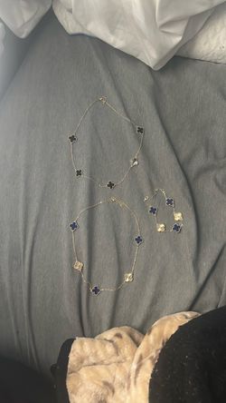 Clover inspired necklaces and bracelet