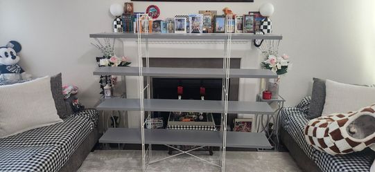 Vintage IKEA ENETRI Shelf Grey/White