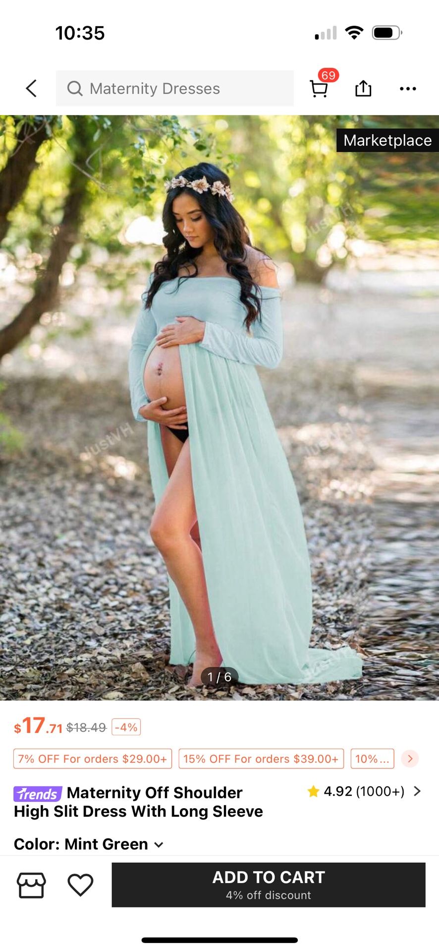 Maternity Photo Dress