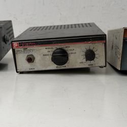 Federal Interceptor PA-20 & 2 Federal PA 200 Radio Siren