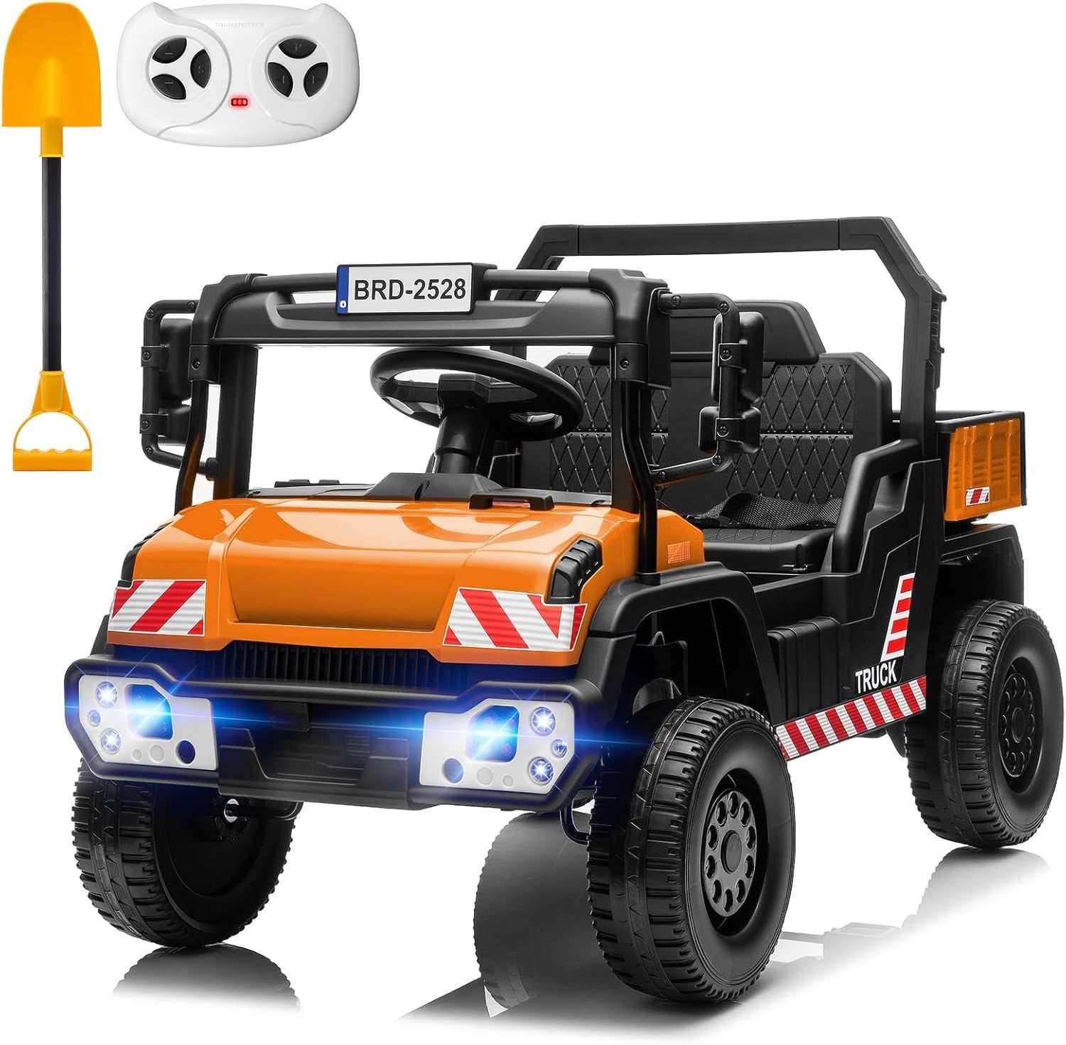 24V Kids Dump Truck Ride On, Electric Dump Bed, Bluetooth – NEW