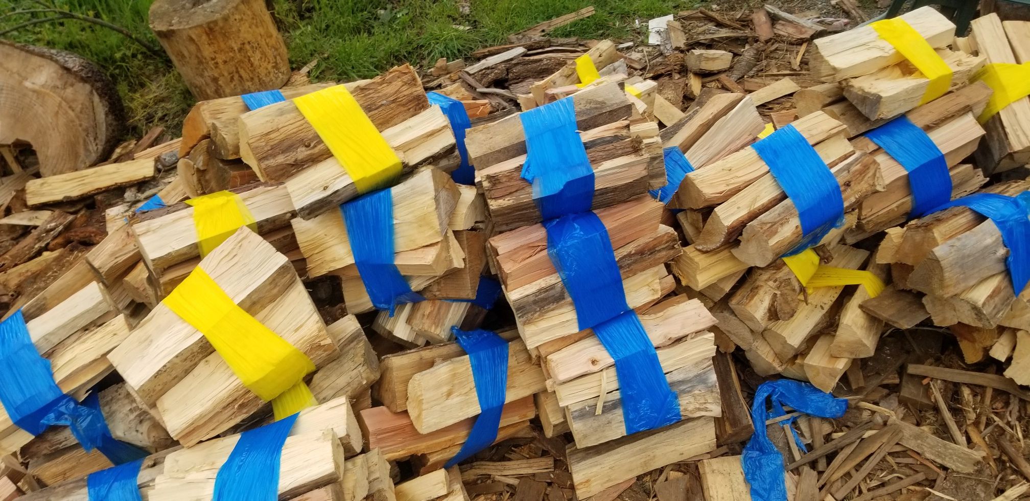 Bundles of dry-seasoned firewood (Ask about delivery)