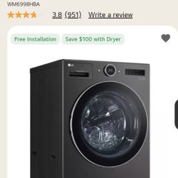 LG WASHER DRYER COMBO ALL IN ONE. NEW! 