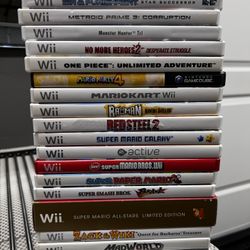 Nintendo Wii Game Lot