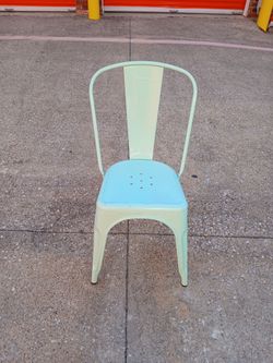 Metal indoor/outdoor metal chair  set of 6