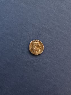 - 256-278 CE Rudarasena II Silver Drachm from the Kshatrapa Dynasty!