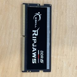 G.SKILL Ripjaws DDR5 SO-DIMM Series DDR5 RAM 32GB (1x32GB) 4800MT/s