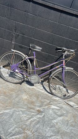 Vintage Purple Road Bicycle