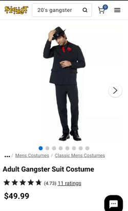 20's gangster costume