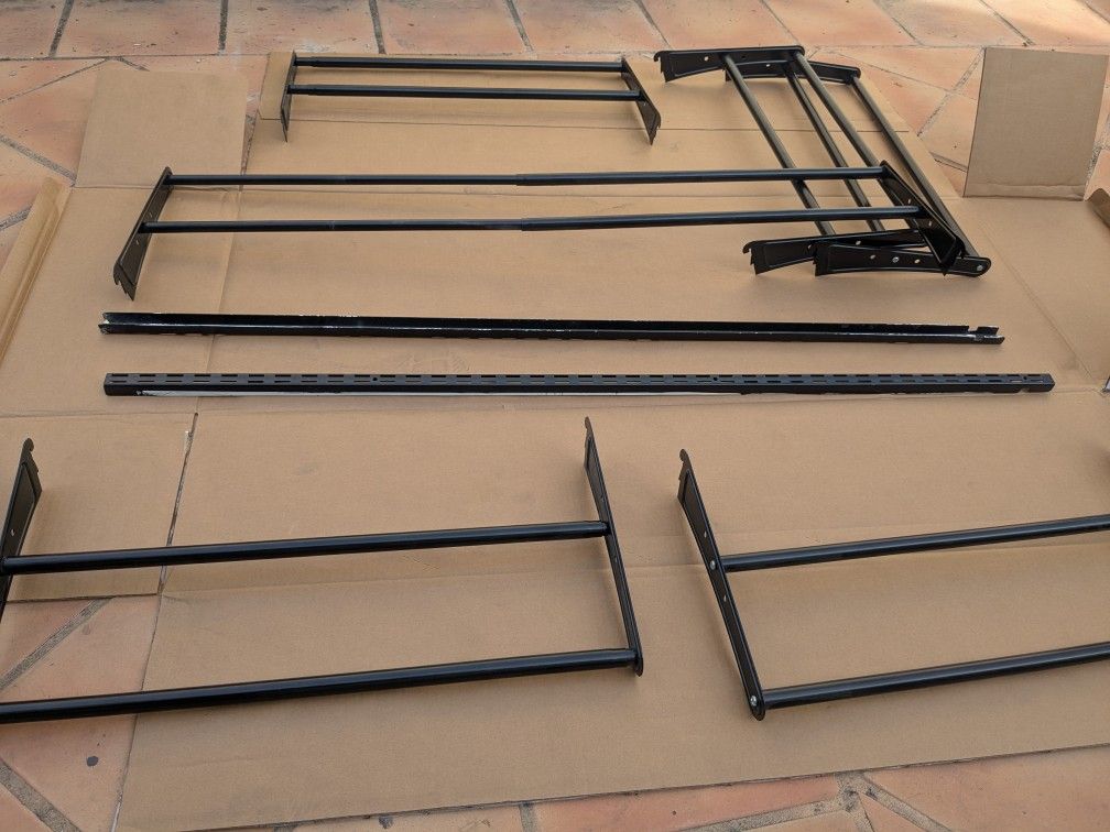 Black Closetmaid ShelfTrack Shoe Rack