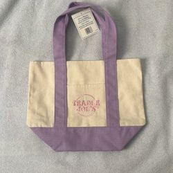 Purple Trader Joes Tote 